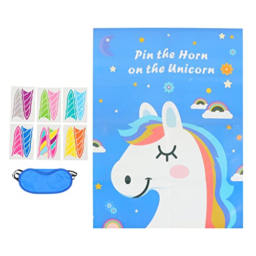 minkissy 1Satz Einhorn Partyspiel für Kreatives Spiel mit Pin Horn Einzigartiges Spiel für Geburtstagsfeiern und Klassenzimmerpartys Weiche Augenbinde Spaß und Praktische minkissy 1Satz Einhorn Partyspiel für Kreatives Spiel mit Pin Horn Einzigartiges Spiel für Geburtstagsfeiern und Klassenzimmerpartys Weiche Augenbinde Spaß und Praktische von minkissy