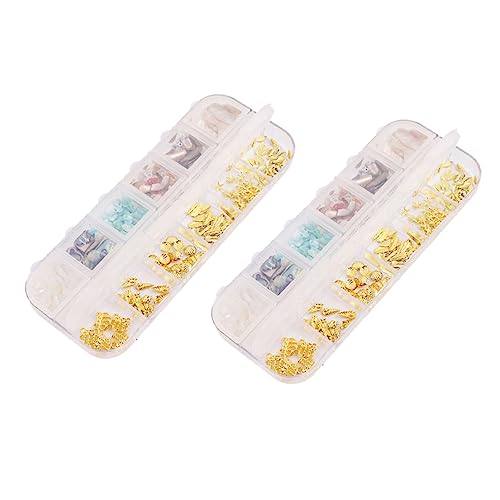minkissy 2 Boxen Nageldekorationen Nägel Harry funkeln Nagel-Kit Kunst UV nail art nails art manikürsets DIY Nageldekoration manicure set Maniküre-Verzierung DIY zubehör für nagel Legierung minkissy 2 Boxen Nageldekorationen Nägel Harry funkeln Nagel-Kit Kunst UV nail art nails art manikürsets DIY Nageldekoration manicure set Maniküre-Verzierung DIY zubehör für nagel Legierung von minkissy