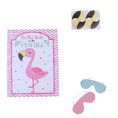 minkissy 2 Sätze Flamingo Party Sticker Spiel mit Augenmaske Pin The Beak Kindergeburtstag Dekoration Flamingo Themen Aufkleber für Partyspaß und Wanddekoration minkissy 2 Sätze Flamingo Party Sticker Spiel mit Augenmaske Pin The Beak Kindergeburtstag Dekoration Flamingo Themen Aufkleber für Partyspaß und Wanddekoration von minkissy