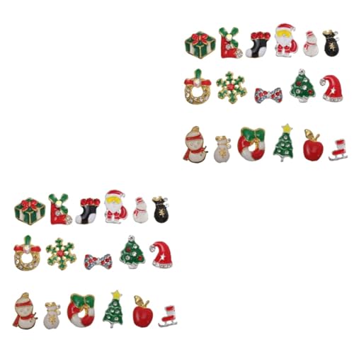 minkissy 2 Sätze Nagelsticker Zu Weihnachten Weihnachts Nail Sticker Nail Decoration 3d-weihnachtsnagelpailletten Nagel Charm Niete Weihnachtsdeko Maniküre Niet Nailart-schmuck 20 Stück * 2 minkissy 2 Sätze Nagelsticker Zu Weihnachten Weihnachts Nail Sticker Nail Decoration 3d-weihnachtsnagelpailletten Nagel Charm Niete Weihnachtsdeko Maniküre Niet Nailart-schmuck 20 Stück * 2 von minkissy