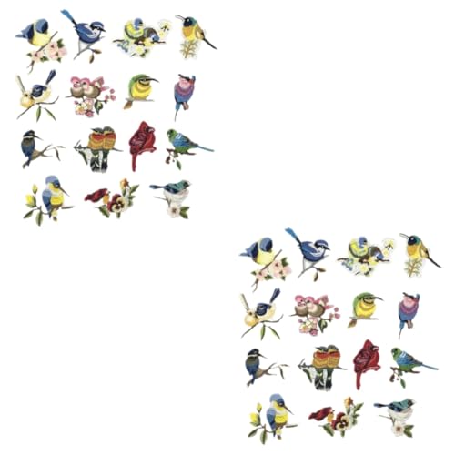 minkissy 2 Sätze Patch -stickstoff Stickereiflicken Für Kleidung Aufnäher in Vogelform Aufnäher Mit Vogelstickerei Gestickte Aufnäher Mit Vögeln Stickgarn 15 Stücke * 2 minkissy 2 Sätze Patch -stickstoff Stickereiflicken Für Kleidung Aufnäher in Vogelform Aufnäher Mit Vogelstickerei Gestickte Aufnäher Mit Vögeln Stickgarn 15 Stücke * 2 von minkissy