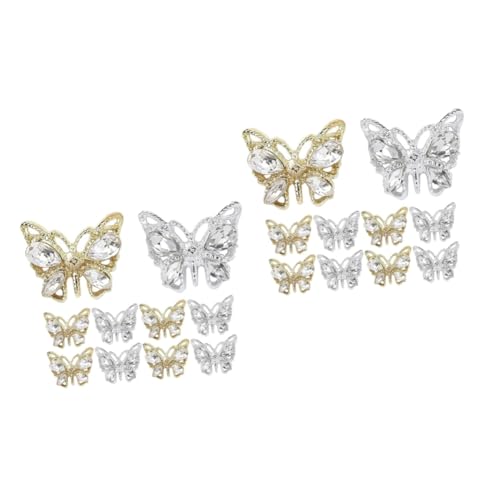 minkissy 2 Sätze Teiliges Schmetterling Nail Charms Glänzende Rhinestones Für Diy Nagelkunst Metallische Funkelnde Dekoration Für Designs Und 10 Stück * 2 minkissy 2 Sätze Teiliges Schmetterling Nail Charms Glänzende Rhinestones Für Diy Nagelkunst Metallische Funkelnde Dekoration Für Designs Und 10 Stück * 2 von minkissy