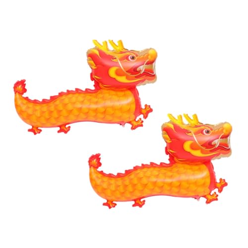 minkissy 2 Stück Chinesischer Drachen Folienballons aus Aluminiumfolie Langlebige Partydeko für Frühlingsfest und Familienfeiern Lebendige Orangefarbene Luftballons für Festliche Atmosphäre minkissy 2 Stück Chinesischer Drachen Folienballons aus Aluminiumfolie Langlebige Partydeko für Frühlingsfest und Familienfeiern Lebendige Orangefarbene Luftballons für Festliche Atmosphäre von minkissy