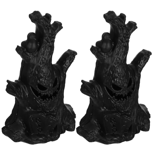 minkissy 2 Stück Dekorative Indoor Deko für Gruselige Festlichkeiten und Partys Spooky Tree für Halloween und von minkissy