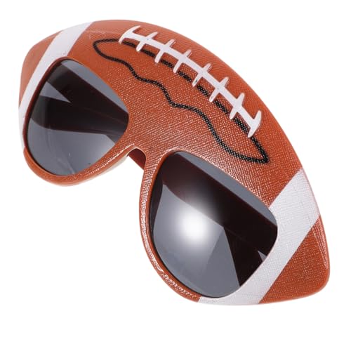 minkissy 2 Stück Kreative Football Brillen Partybrille Leichtes Material Wiederverwendbar Foto Requisite für Karneval Fasching Erwachsene von minkissy