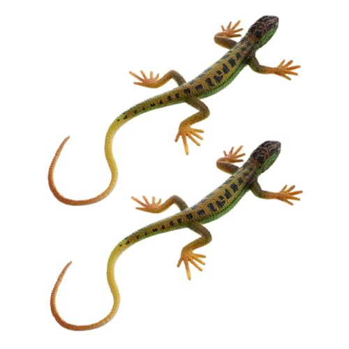 minkissy 2 Stück Künstliches Eidechsenmodell Teiliges aus Umweltfreundlichem Kunststoff Realistische Reptilienfigur als Pädagogisches Kinderspielzeug und Dekorative Tischdekoration für minkissy 2 Stück Künstliches Eidechsenmodell Teiliges aus Umweltfreundlichem Kunststoff Realistische Reptilienfigur als Pädagogisches Kinderspielzeug und Dekorative Tischdekoration für von minkissy