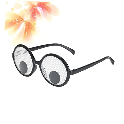 minkissy 2 Stück Partybrille Schnapsgläser Brille Mit Rundem Gestell Lustige Brille von minkissy