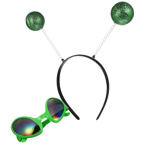 minkissy 2 Stück Partybrille Weihnachten Rave scherzen Dampf Band Trendy gruselig Festival-Outfit Außerirdische Brille party brille brillen party Sonnenbrillen Plastik Green minkissy 2 Stück Partybrille Weihnachten Rave scherzen Dampf Band Trendy gruselig Festival-Outfit Außerirdische Brille party brille brillen party Sonnenbrillen Plastik Green von minkissy