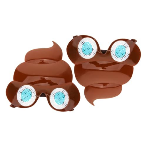 minkissy 2 Stück Partybrille party zubehör partyzubehör karnevalsbrille lustiges lustige Ocean-Party- coole Brille geburtstag Stk von minkissy