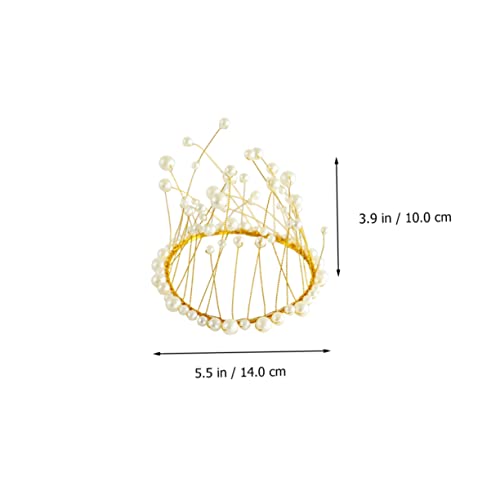 minkissy 2 Stück Perlen Kronen Tortenaufsatz Weiß Langlebige Cake Decoration für Hochzeitstorten Backornamente Wiederverwendbare Kuchenverzierung Elegante Tortendeko minkissy 2 Stück Perlen Kronen Tortenaufsatz Weiß Langlebige Cake Decoration für Hochzeitstorten Backornamente Wiederverwendbare Kuchenverzierung Elegante Tortendeko von minkissy