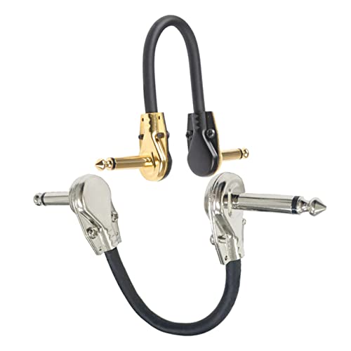 minkissy 2 Stück Teiliges Gitarren Patchkabel Flach Geräuscharm PVC Mantel Langlebig Kompatibel mit Effektpedalen für Bühne und Straßenmusik minkissy 2 Stück Teiliges Gitarren Patchkabel Flach Geräuscharm PVC Mantel Langlebig Kompatibel mit Effektpedalen für Bühne und Straßenmusik von minkissy