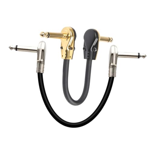 minkissy 2 Stück Teiliges Gitarreneffekt patchkabel Langlebiges Bass Effector Audio Anschlusskabel mit Flachem Stecker Geeignet für Elektrische Gitarren und Bass Robustes material minkissy 2 Stück Teiliges Gitarreneffekt patchkabel Langlebiges Bass Effector Audio Anschlusskabel mit Flachem Stecker Geeignet für Elektrische Gitarren und Bass Robustes material von minkissy