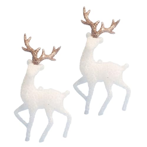 minkissy 2 Stück Weihnachtliche Kristall Hirsch Anhänger Miniatur Deko für Kuchen Tischdeko Shiny Rentier Ornamente Festliche Weihnachtsdekoration minkissy 2 Stück Weihnachtliche Kristall Hirsch Anhänger Miniatur Deko für Kuchen Tischdeko Shiny Rentier Ornamente Festliche Weihnachtsdekoration von minkissy