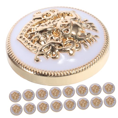 minkissy 20 Stck. Metallknöpfe Tasten Knopf Knöpfe Für Jeans Zierknöpfe Für Jacke Mantelknöpfe Dekorative Knöpfe Für Mantel Uniformknöpfe Kleine Zierknöpfe Zinklegierung Weiß minkissy 20 Stck. Metallknöpfe Tasten Knopf Knöpfe Für Jeans Zierknöpfe Für Jacke Mantelknöpfe Dekorative Knöpfe Für Mantel Uniformknöpfe Kleine Zierknöpfe Zinklegierung Weiß von minkissy
