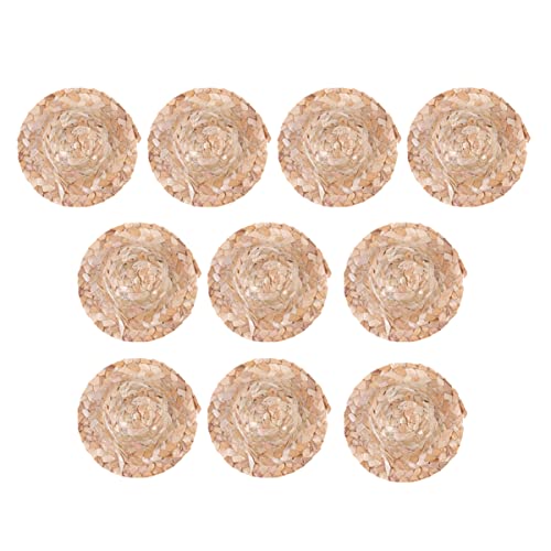 minkissy 20 Stück Handgefertigtes Teiliges Mini Strohhut Kreative Handgewebte Puppenhüte für Bastelprojekte für Dekoration und DIY Anwendungen minkissy 20 Stück Handgefertigtes Teiliges Mini Strohhut Kreative Handgewebte Puppenhüte für Bastelprojekte für Dekoration und DIY Anwendungen von minkissy