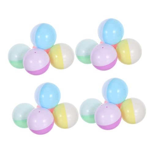 minkissy 20 Stück Leere Plastikkapseln für Vending Maschinen Diy Projekte und Partygeschenke Grün Blau Gelb von minkissy