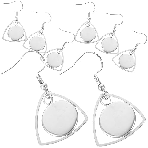 minkissy 20 Stück Ohrbügel Aus Edelstahl Haken Reifen Ohrring Basen Für Schmuck Basisanhänger Schmuck Leere Basis Zur Schmuckherstellung Lünettenbasis Schmuckschalen Rostfreier von minkissy