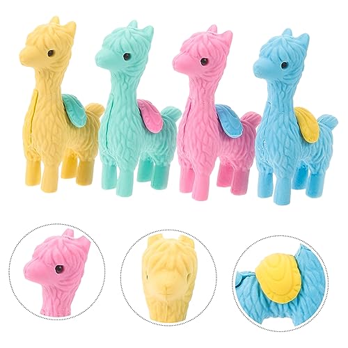 minkissy 20 Stück Teiliges Cartoon Radiergummis Form aus Sicherem Tpr Material Bunte Farben zum Radieren Lustige Schuldekoration für Mädchen von minkissy