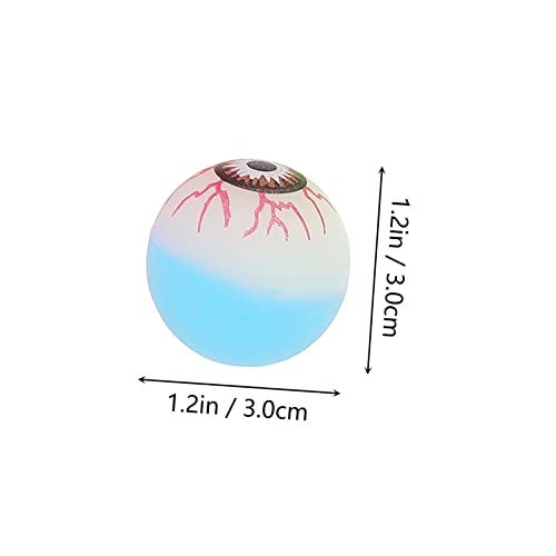 minkissy 20 Stück Teiliges Halloween Bunte Plastik Augenbälle Realistische Gruselige Spielzeuge für Kinderparty Deko und Mitgebsel Zufällige Farben für Schaurige Halloween Zufällige Farbe von minkissy