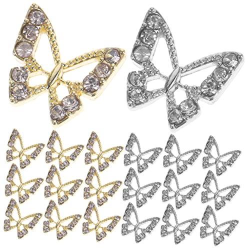 minkissy 20st Nagel-schmetterlings-ornamente Funkeln Schmetterlingsketten Für Damen Falsche Fingernägel Schmetterling Nagel Edelsteine Schmetterlingsanhänger Für Nägel Reize Strasssteine minkissy 20st Nagel-schmetterlings-ornamente Funkeln Schmetterlingsketten Für Damen Falsche Fingernägel Schmetterling Nagel Edelsteine Schmetterlingsanhänger Für Nägel Reize Strasssteine von minkissy