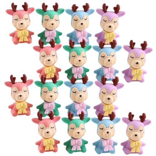 minkissy 24 Stück Teiliges Niedliche Mini Radiergummis für Schüler Abnehmbare Cartoon Designs Bunte Kreative Radierer als Schulpreise Partytüten Füller und Kleine Geschenke Zufällige Farbe von minkissy