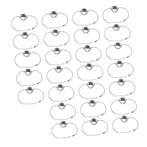 minkissy 25 Stück Armband mit Karabinerverschluss Herstellung von Armbandschmuck Cabochons Schmuckschale Schmucktablett Cameo-Lünette Handwerk Lünette Tablett Legierung minkissy 25 Stück Armband mit Karabinerverschluss Herstellung von Armbandschmuck Cabochons Schmuckschale Schmucktablett Cameo-Lünette Handwerk Lünette Tablett Legierung von minkissy