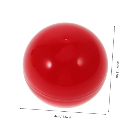 minkissy 25 Stück Teiliges Kunststoff Hohlkugeln zum Befüllen Wiederverwendbare Loskugeln mit Öffnung für Tombola Party Spiele und Gewinnspiele Bunte Raffle Balls für Veranstaltungen von minkissy