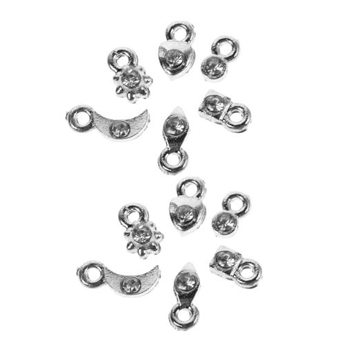 minkissy 2Sätze Charms Maniküre Zubehör DIY Nagelverzierung für Nageldesign Silberfarben für Salon und Heimgebrauch Bohrer für Nagelpiercing minkissy 2Sätze Charms Maniküre Zubehör DIY Nagelverzierung für Nageldesign Silberfarben für Salon und Heimgebrauch Bohrer für Nagelpiercing von minkissy