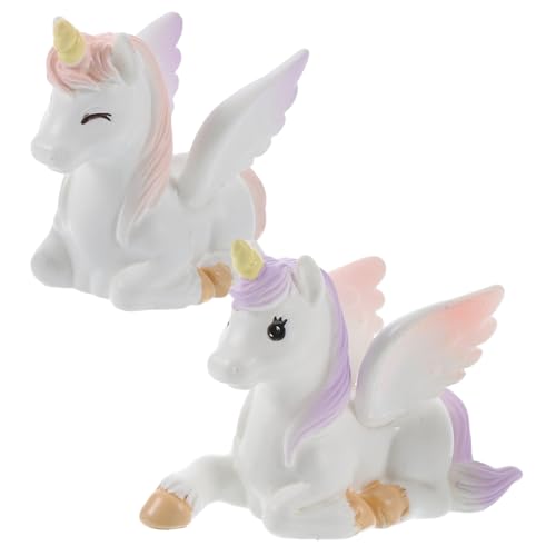minkissy 2Stücke Mini Einhorn Figuren aus Kunstharz Niedliche Dekoration für Kuchendekoration Miniaturgarten und Puppenhaus für Kindergeburtstage und Fantasievolle Szenen minkissy 2Stücke Mini Einhorn Figuren aus Kunstharz Niedliche Dekoration für Kuchendekoration Miniaturgarten und Puppenhaus für Kindergeburtstage und Fantasievolle Szenen von minkissy