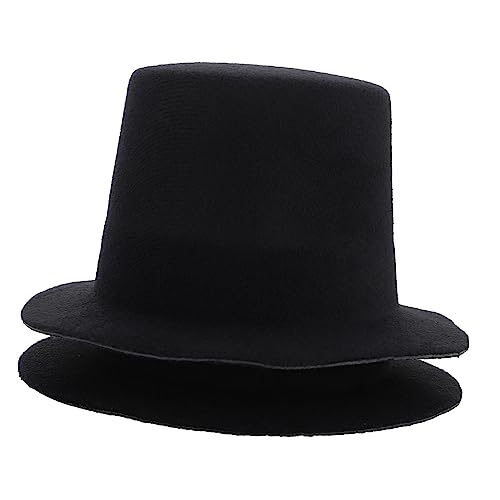 minkissy 2Stücke Mini Puppenhüte DIY Schwarz Mützen für Schneemann und Puppen Langlebige Stoffe für Kreative Bastelprojekte für Kunsthandwerk und Dekoration minkissy 2Stücke Mini Puppenhüte DIY Schwarz Mützen für Schneemann und Puppen Langlebige Stoffe für Kreative Bastelprojekte für Kunsthandwerk und Dekoration von minkissy