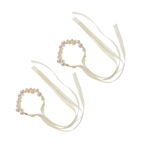 minkissy 2stücke Hochzeits-handgelenk-corsage Mit Perlen Für Brautjungfern Und Hochzeitsfeiern Stilvolle Armreifen Mit Satinband Für Braut Und Hochzeitsdekorationen minkissy 2stücke Hochzeits-handgelenk-corsage Mit Perlen Für Brautjungfern Und Hochzeitsfeiern Stilvolle Armreifen Mit Satinband Für Braut Und Hochzeitsdekorationen von minkissy