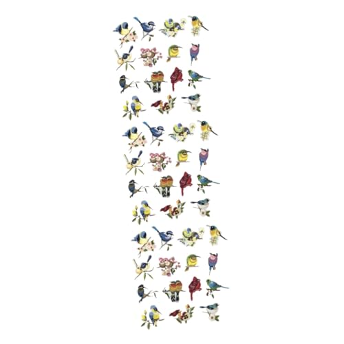 minkissy 3 Sätze Patch -stickstoff Flicken Für Jacken Aufnäher Für Vogelkleidung Stickereiflicken Für Kleidung Gestickte Anwendung Patch Aufnähen Aufnäher Nähen Stickgarn 15 Stücke * 3 von minkissy
