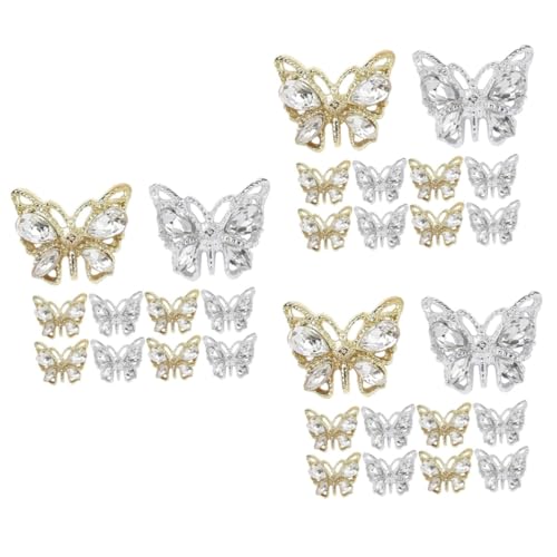 minkissy 3 Sätze Schmetterling Schmuck Glänzende Charms Für Diy Nagelkunst Hochwertige Acryl Nageldekoration Für Langlebig Und Funkelnd Mit Edelsteinen Verziert 10 Stück * 3 minkissy 3 Sätze Schmetterling Schmuck Glänzende Charms Für Diy Nagelkunst Hochwertige Acryl Nageldekoration Für Langlebig Und Funkelnd Mit Edelsteinen Verziert 10 Stück * 3 von minkissy