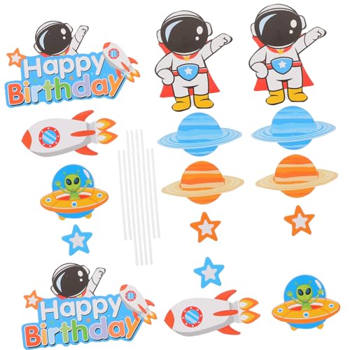minkissy 3 Sätze Teiliges Astronauten Cake Topper Weltraum Geburtstagstorte Dekoration Leicht zu Befestigen Sicher für Kuchen Party Zubehör minkissy 3 Sätze Teiliges Astronauten Cake Topper Weltraum Geburtstagstorte Dekoration Leicht zu Befestigen Sicher für Kuchen Party Zubehör von minkissy