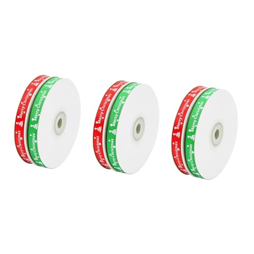 minkissy 3 Sätze Weihnachtsband Wickelband Glitzerband Sackleinen Weißes Band Schleife Weihnachtsbänder Geschenkbänder Ein Verpackungsband Geschenkstreifen Rot Polyester 2 Stücke * 3 minkissy 3 Sätze Weihnachtsband Wickelband Glitzerband Sackleinen Weißes Band Schleife Weihnachtsbänder Geschenkbänder Ein Verpackungsband Geschenkstreifen Rot Polyester 2 Stücke * 3 von minkissy