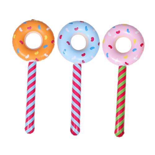 minkissy 3 Stück Aufblasbare Donut Lollipops Teiliges Bunte Partydekorationen aus PVC für Geburtstagsfeiern Süßes Candy Thema Kindergeburtstag Vielseitige Deko Accessoires minkissy 3 Stück Aufblasbare Donut Lollipops Teiliges Bunte Partydekorationen aus PVC für Geburtstagsfeiern Süßes Candy Thema Kindergeburtstag Vielseitige Deko Accessoires von minkissy