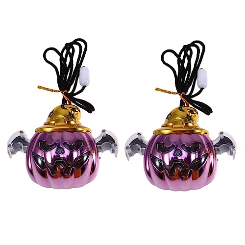 minkissy 3 Stück Halloween LED Halskette mit Blinkenden Kürbisanhängern Leuchtende Party Kette für Kindergeburtstag Rave Events und Halloween Kostüm Zubehör minkissy 3 Stück Halloween LED Halskette mit Blinkenden Kürbisanhängern Leuchtende Party Kette für Kindergeburtstag Rave Events und Halloween Kostüm Zubehör von minkissy