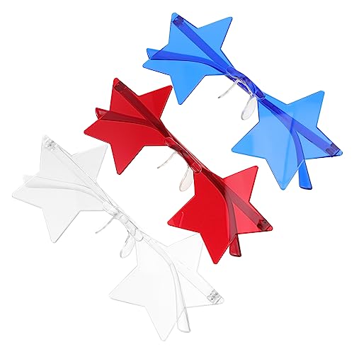 minkissy 3 Stück Pentagramm-Brille vierte Lustige Partybrille für Erwachsene schnapsgläser Partyzubehör für den Unabhängigkeitstag Lieferungen für den Unabhängigkeitstag Stk minkissy 3 Stück Pentagramm-Brille vierte Lustige Partybrille für Erwachsene schnapsgläser Partyzubehör für den Unabhängigkeitstag Lieferungen für den Unabhängigkeitstag Stk von minkissy