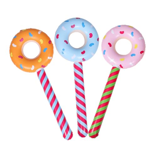 minkissy 3 Stück Teiliges Aufblasbares Donut Lollipop Bunte PVC Geburtstagsdeko Leichte Party Accessoires für Einfach zu Aufblasen Farbenfrohe Partyartikel für Kindergeburtstag minkissy 3 Stück Teiliges Aufblasbares Donut Lollipop Bunte PVC Geburtstagsdeko Leichte Party Accessoires für Einfach zu Aufblasen Farbenfrohe Partyartikel für Kindergeburtstag von minkissy