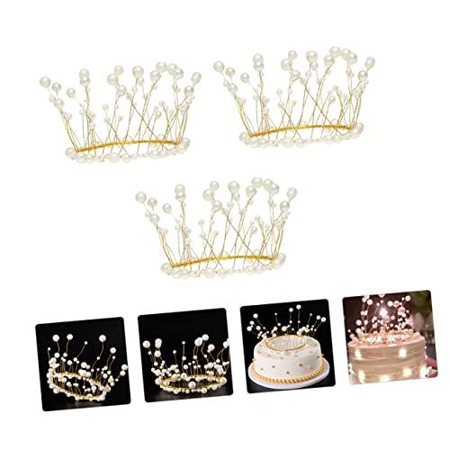 minkissy 3 Stück Teiliges Kronen Cake Topper Kreative Tortendeko Zufälligen Farben Handgefertigte Party Deko für Geburtstagskuchen Feines Partyzubehör mit Elegantem Zufällige Farbe minkissy 3 Stück Teiliges Kronen Cake Topper Kreative Tortendeko Zufälligen Farben Handgefertigte Party Deko für Geburtstagskuchen Feines Partyzubehör mit Elegantem Zufällige Farbe von minkissy