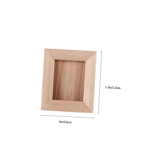 minkissy 3 Stück Teiliges Miniatur Holz Bilderrahmen Unbemalt für Puppenhaus DIY Foto Dekoration Kleines Mini Holzrahmen Zubehör minkissy 3 Stück Teiliges Miniatur Holz Bilderrahmen Unbemalt für Puppenhaus DIY Foto Dekoration Kleines Mini Holzrahmen Zubehör von minkissy