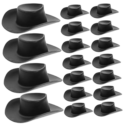 minkissy 30 Stück Teiliges Mini Cowboyhüte aus Schwarzem Material Winzige Puppenhüte für Basteln Partydekoration Kuchenverzierung und Puppenhaus Leicht und Stilvoll für Vielfältige DIY minkissy 30 Stück Teiliges Mini Cowboyhüte aus Schwarzem Material Winzige Puppenhüte für Basteln Partydekoration Kuchenverzierung und Puppenhaus Leicht und Stilvoll für Vielfältige DIY von minkissy