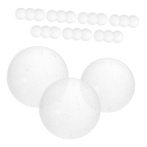 minkissy 30 Stück Teiliges Transparente Glasmurmeln Dekorative Glasperlen für DIY Bastelprojekte Schmuckherstellung Chinesisches Damespiel und Wohnkultur Vielseitige Kleine Dekokugeln aus von minkissy