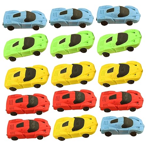 minkissy 36 Stück Teiliges Auto Radierer Bunte Radiergummis für Schüler Lernstationery Klassenzimmerbedarf Umweltfreundlich Robust für Schulbelohnungen und Kindergeburtstagsgeschenke von minkissy