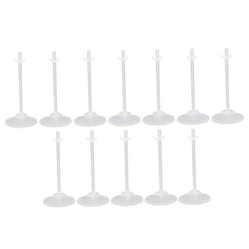 minkissy 36 Stück Teiliges Transparentes Puppenständer aus Kunststoff Praktischer Display Halter für Figuren zur Aufbewahrung und Präsentation von Puppen Vielseitig Einsetzbar für Regale von minkissy