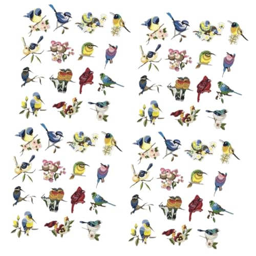 minkissy 4 Sätze Patch -stickstoff Bestickt Mini-patches Hemdaufnäher Stickerei Material Aufnäher in Vogelform Applikationen Aufnäher Nähen Kleidung Stickgarn 15 Stücke * 4 minkissy 4 Sätze Patch -stickstoff Bestickt Mini-patches Hemdaufnäher Stickerei Material Aufnäher in Vogelform Applikationen Aufnäher Nähen Kleidung Stickgarn 15 Stücke * 4 von minkissy