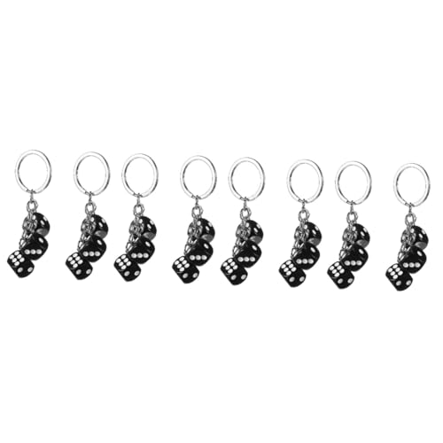 minkissy 4 Sätze Würfel-charm-schlüsselanhänger Süßes Schlüsselband Charme Jungs Kind Blau Die Mini-würfel-schlüsselanhänger Netter Schlüsselbund Metall Black 2 Stücke * 4 minkissy 4 Sätze Würfel-charm-schlüsselanhänger Süßes Schlüsselband Charme Jungs Kind Blau Die Mini-würfel-schlüsselanhänger Netter Schlüsselbund Metall Black 2 Stücke * 4 von minkissy