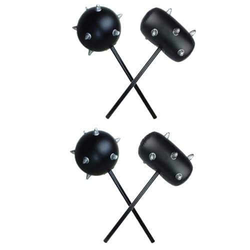 minkissy 4 Stück Aufblasbarer Hammer für Teiliges aus PVC Nagelhammer und Gartenhammer für Spiele und Partys Leicht und Handlich von minkissy