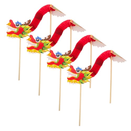 minkissy 4 Stück Teiliges Große Chinesische Dekoration für Neujahrsfest DIY Bastelset Rote Drachengirlande Partydekoration Traditionelle Handheld Drachen für Kulturfest minkissy 4 Stück Teiliges Große Chinesische Dekoration für Neujahrsfest DIY Bastelset Rote Drachengirlande Partydekoration Traditionelle Handheld Drachen für Kulturfest von minkissy