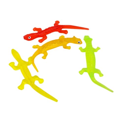 minkissy 4 Stück Teiliges Stretch Echsen Elastisches Stressabbau für Erwachsene Realistische Reptilien zum Drücken und Dehnen als Partytüte und minkissy 4 Stück Teiliges Stretch Echsen Elastisches Stressabbau für Erwachsene Realistische Reptilien zum Drücken und Dehnen als Partytüte und von minkissy